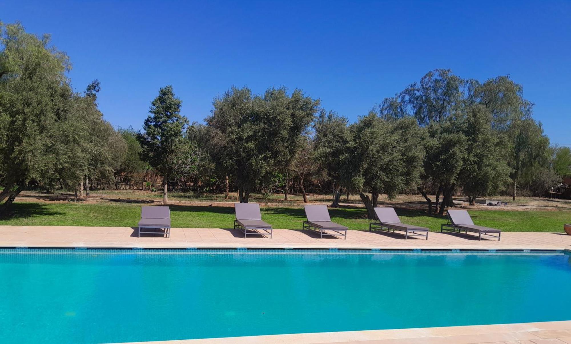Villa Agora, Villa A La Campagne Proche Marrakech Sidi Abdallah Ghiat Eksteriør billede